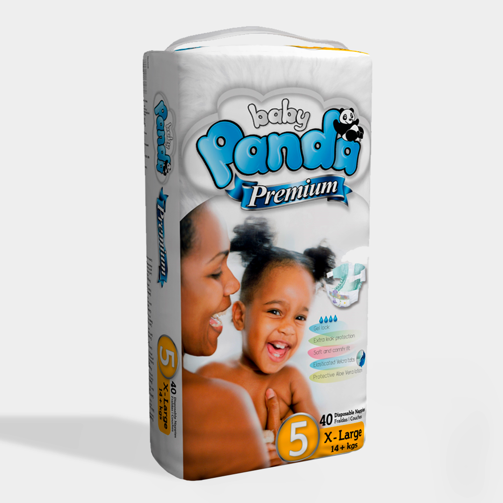 Panda Premium Nappies Size 5 X - Large Image