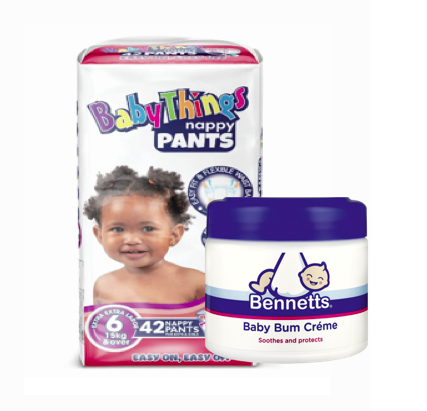 Combo - R40 off Bennetts Bum Creme and Baby Things Pants (All Sizes) Image